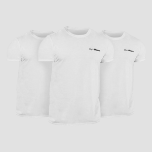 GymBeam Men‘s Basic T-Shirt 3Pack White
