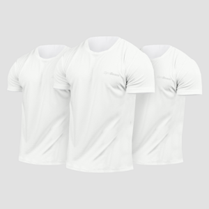 GymBeam Men‘s TRN T-Shirt 3Pack White