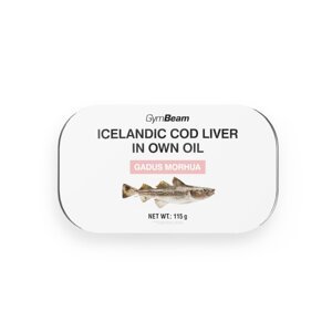 GymBeam Icelandic cod liver in own oil