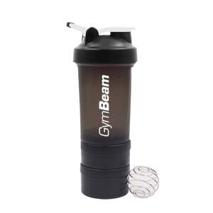 GymBeam Višekomponentni šejker Blend Bottle Black White 600 ml
