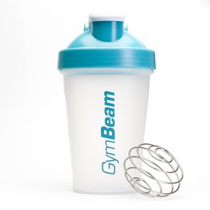 GymBeam Šejker Blend Bottle prozirno-plavi