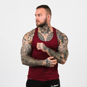 GymBeam Majica bez rukava Stringer Tank Top Burgundy