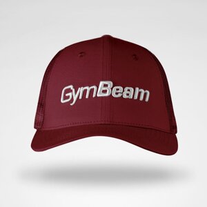 GymBeam Šiltovka Mesh Panel Cap Burgundy