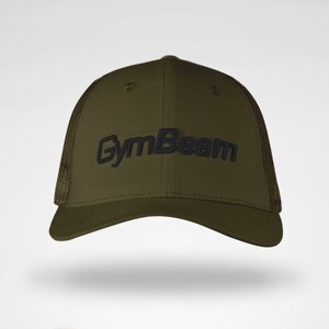 GymBeam Šiltovka Mesh Panel Cap Military Green