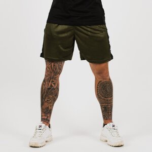 GymBeam Kratke hlače Vertical Military Green