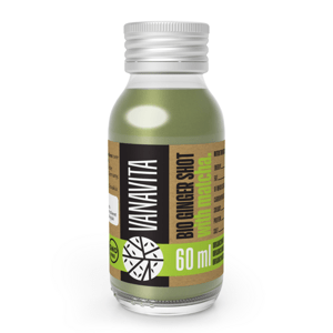 VanaVita Bio Ginger shot s matcha čajem