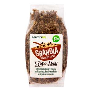 BIO Granola - Hrskave Zobene Pahuljice 350 g - Country Life