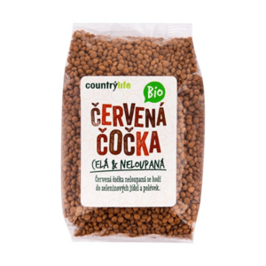 Country Life BIO crvena leća cijela, neoguljena