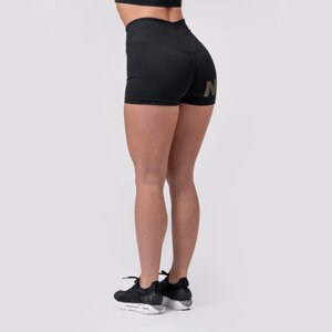NEBBIA Kratke hlačice Intense Gold Print Black
