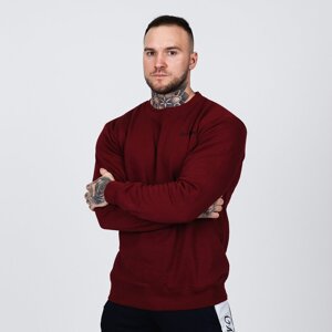 GymBeam Muška dukserica Basic Burgundy