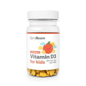 GymBeam Vitamin D3 pastile za djecu 400 IU