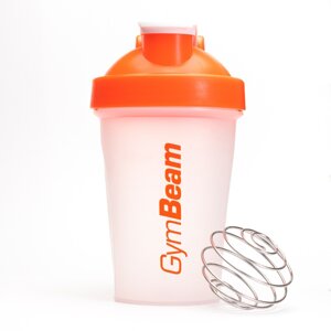 GymBeam Šejker Blend Bottle prozirno-narančast 400 ml