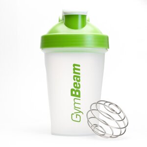 GymBeam Šejker Blend Bottle prozirno-zeleni 400 ml