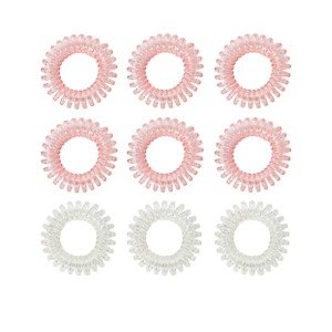 BeastPink Set spiralnih gumica za kosu Pink