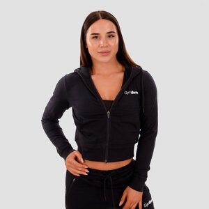 GymBeam Ženska dukserica TRN Zip-Up Black