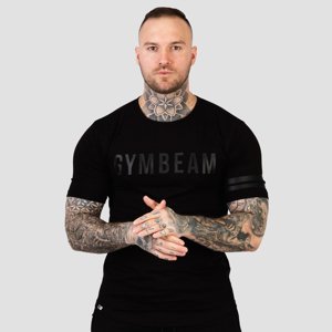 GymBeam Men‘s Stripes T-shirt Black