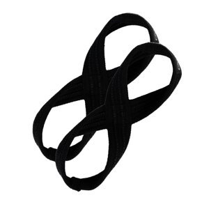 GymBeam Lifting straps Figure 8 Black