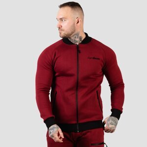 GymBeam Men‘s Classic Zipper Hoodie Burgundy