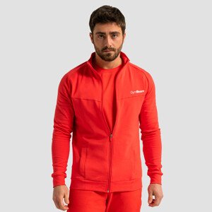 GymBeam Muška dukserica Zip Up Limitless Hot Red