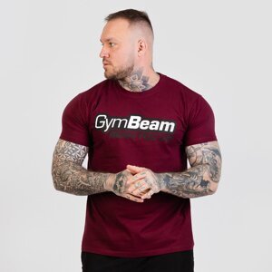 GymBeam Beam T-shirt Burgundy