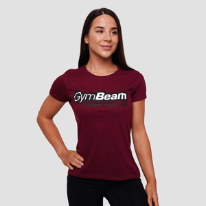 GymBeam Women‘s Beam T-shirt Burgundy