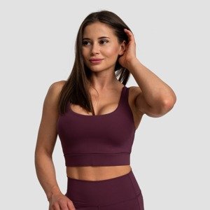 GymBeam Cut-Out Sport Bra Eggplant