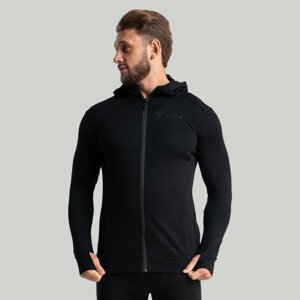 STRIX MERINO I Zip Up Hoodie Black