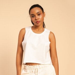 BeastPink Women‘s Serenity Tank Top Ivory