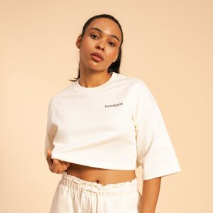 BeastPink Ženska majica Cropped Serenity Ivory
