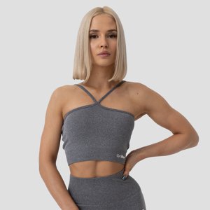 GymBeam FLO Sports Halter Bra Grey