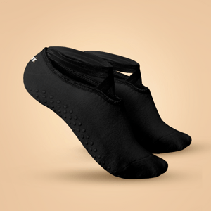 BeastPink Grip Yoga Socks Black