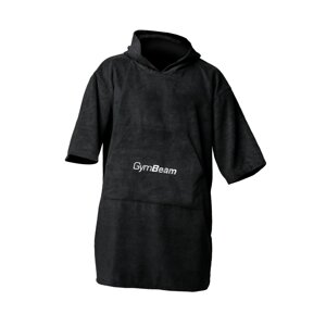 GymBeam Towel Poncho Terry Black