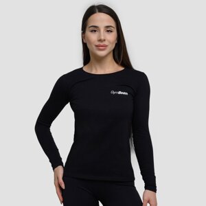 GymBeam Women‘s Basic Long Sleeve T-Shirt Black