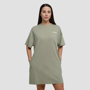 GymBeam Women‘s Agile T-shirt Dress Sage
