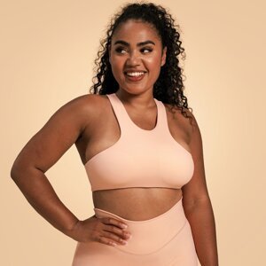 BeastPink Venture Sports Bra Peach