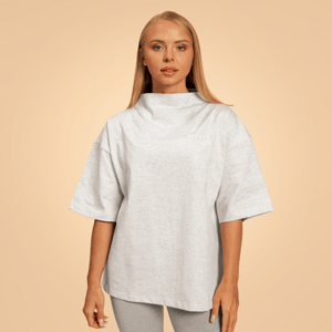 BeastPink Women‘s Bliss Oversized top Grey