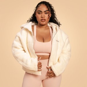 BeastPink Women‘s Bliss Hoodie Jacket Ivory