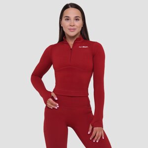 GymBeam Women‘s Ignite Crop Top Dark Red