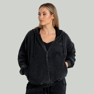 STRIX Women‘s Zip Hoodie Washed Black