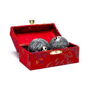 Phoenix Import Phoenix Health Balls zdravlje Kineske kuglice protiv stresa 2 kom Boja: Yin Yang Tai Chi Grey (4cm)