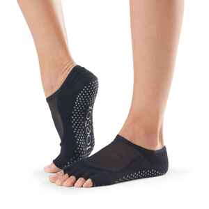 Toesox Halftoe Luna protuklizne čarape (crne) Veličina: S 36-38