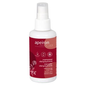 Apeiron Vital Spray & Tonic sprej s ružinom vodicom za lice i dekolte, 100 ml