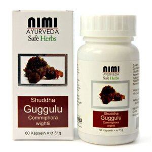 Classic Ayurveda Nimi Ayurveda Guggul ekstrakt (Shudda Guggulu), 60 kapsula, 31 g
