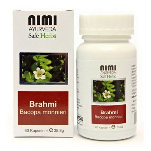 Nimi Ayurveda Brahmi ekstrakt, 60 kapsula, 35,8 g