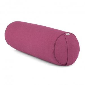 Bodhi Yoga Osnovni jastuk za Bodhi Yogu - boja patlidžana, 65 x 23 cm, punjen pirом Punjenje: pir