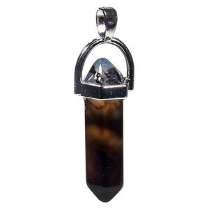 Phoenix Import Feniks Privjesak privjesak od ljekovitog kamenja 4 cm Materijal: Crni ahat
