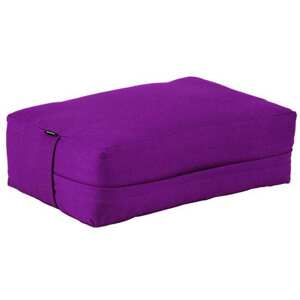 Bodhi Yoga Jastuk za Bodhi meditaciju VIPASSANA 45 x 30 x 14 cm Boja: boja patlidžana (ljubičasta)