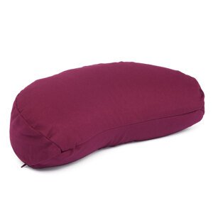 Bodhi Yoga jastuk za meditaciju YOGI MOON ECO punjen heljdom 42 x 20 x 12 cm Boja: boja patlidžana (ljubičasta)