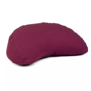 Bodhi Yoga putni jastuk za meditaciju YOGI MOON Mini ECO punjen heljdom 33 x 13 x 17 cm Boja: boja patlidžana (ljubičasta)