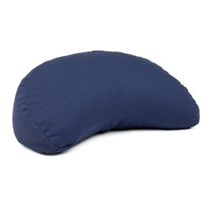 Bodhi Yoga putni jastuk za meditaciju YOGI MOON Mini ECO punjen heljdom 33 x 13 x 17 cm Boja: tamno plava